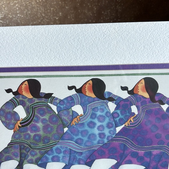 1991 Barbara Lavalee “Chorus Line” matted print sealed in original packaging - Picture 3 of 7